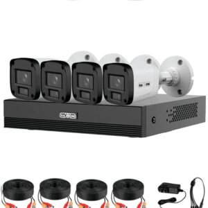 Kit de videovigilancia SAXXON KITXVR1E04-I4-B20P-